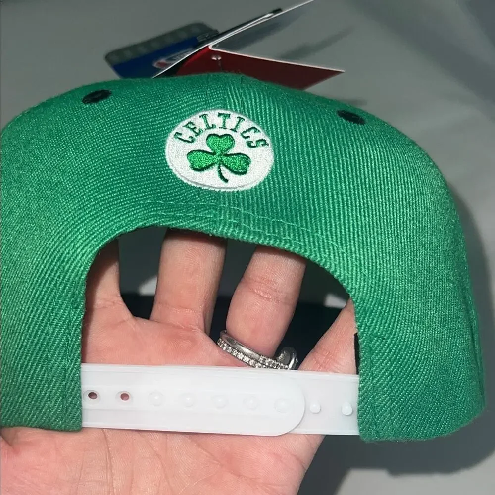 Ultra Game NBA Boston Celtics Snap Back 3D Embroidered Baseball Cap - NWT